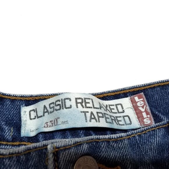 VINTAGE Levi's 550 Classic Relaxed Tapered Jeans - Picture 8 of 10